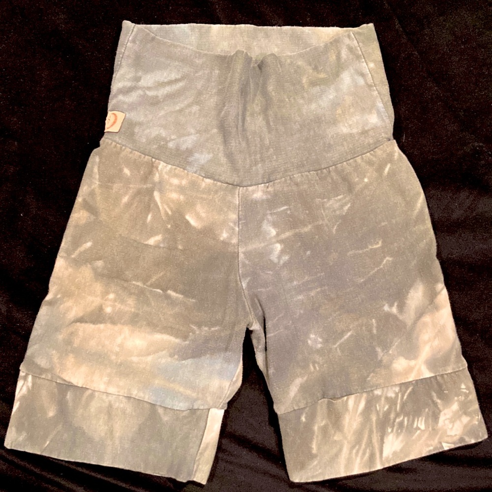 SINEW MOON TOUCH I LIKE KNICKERS GAIA HEMP TERRY L BIKE SHORTS AS-IS DARK GREEN
